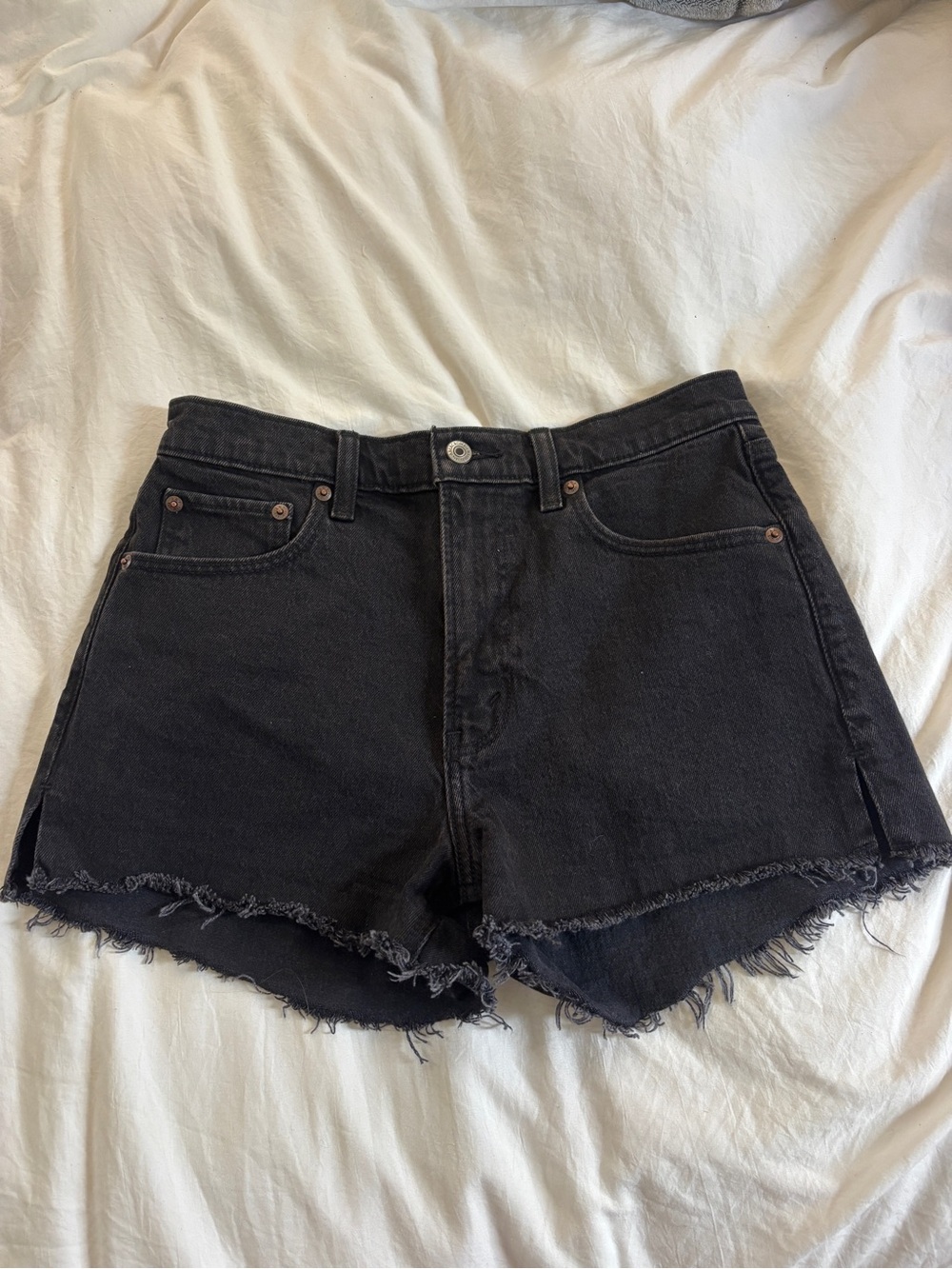 High-Rise Mom Jean shorts